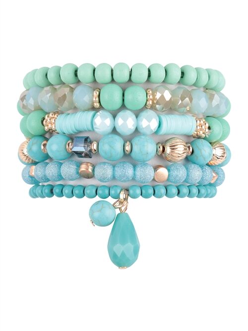 Coastal-inspired boutique bracelets at Breakwater Spa