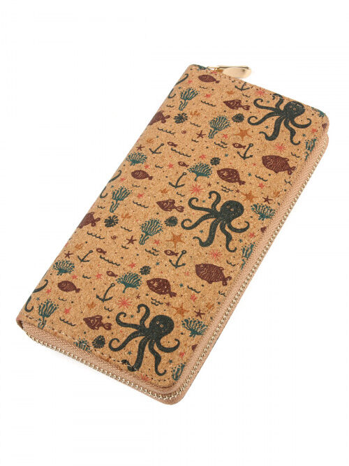 Boutique cork wristlet wallet at Breakwater Spa